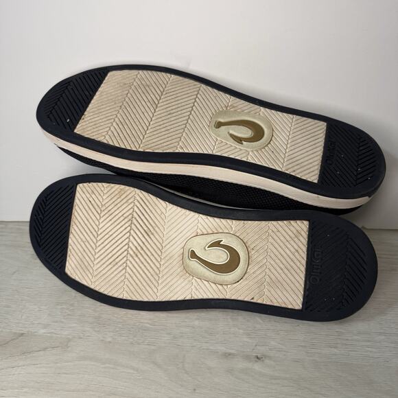 Olukai Kakaha Mesh Slip On Shoes Navy Men\'s Size 10.5